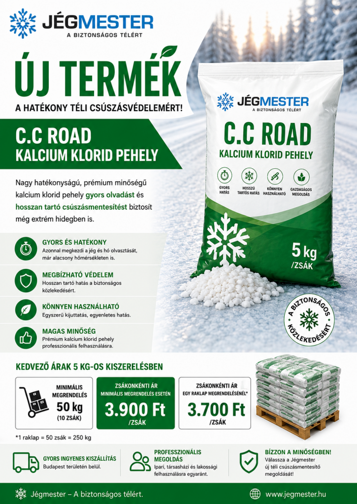 C.C ROAD kalcium-klorid Pehely