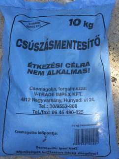 Útszóró só (25 kg)